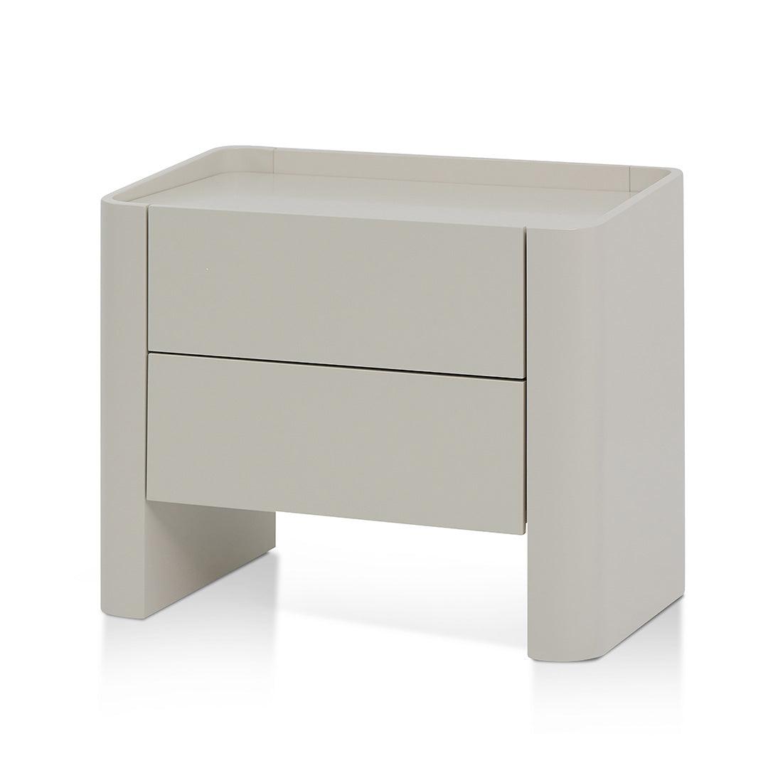 CST8454-IG Bedside Table - Light Grey - Furniture Castle