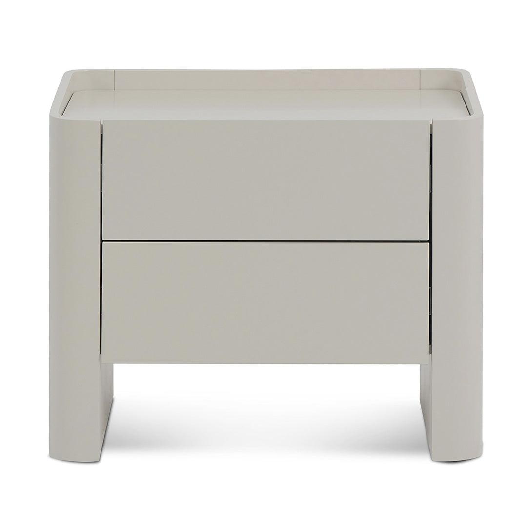 CST8454-IG Bedside Table - Light Grey - Furniture Castle