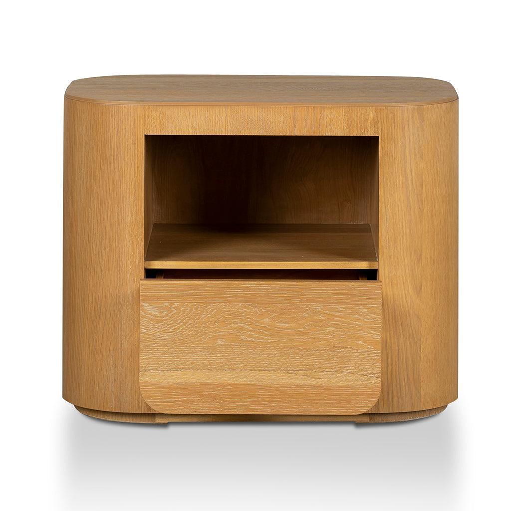 CST8531-VA Bedside Table - Dusty Oak - Furniture Castle