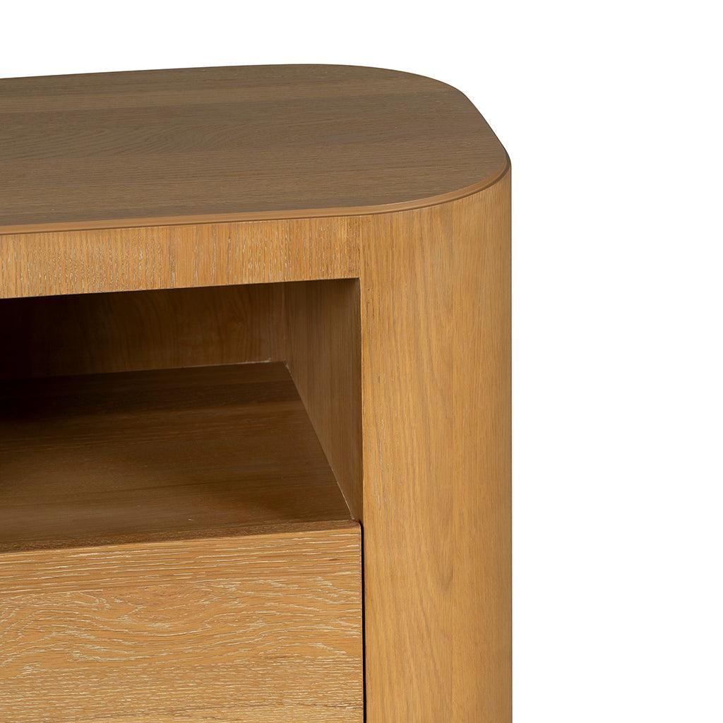 CST8531-VA Bedside Table - Dusty Oak - Furniture Castle