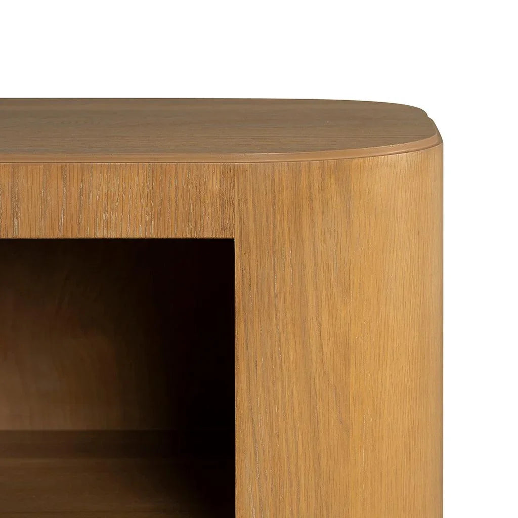 CST8531-VA Bedside Table - Dusty Oak - Furniture Castle
