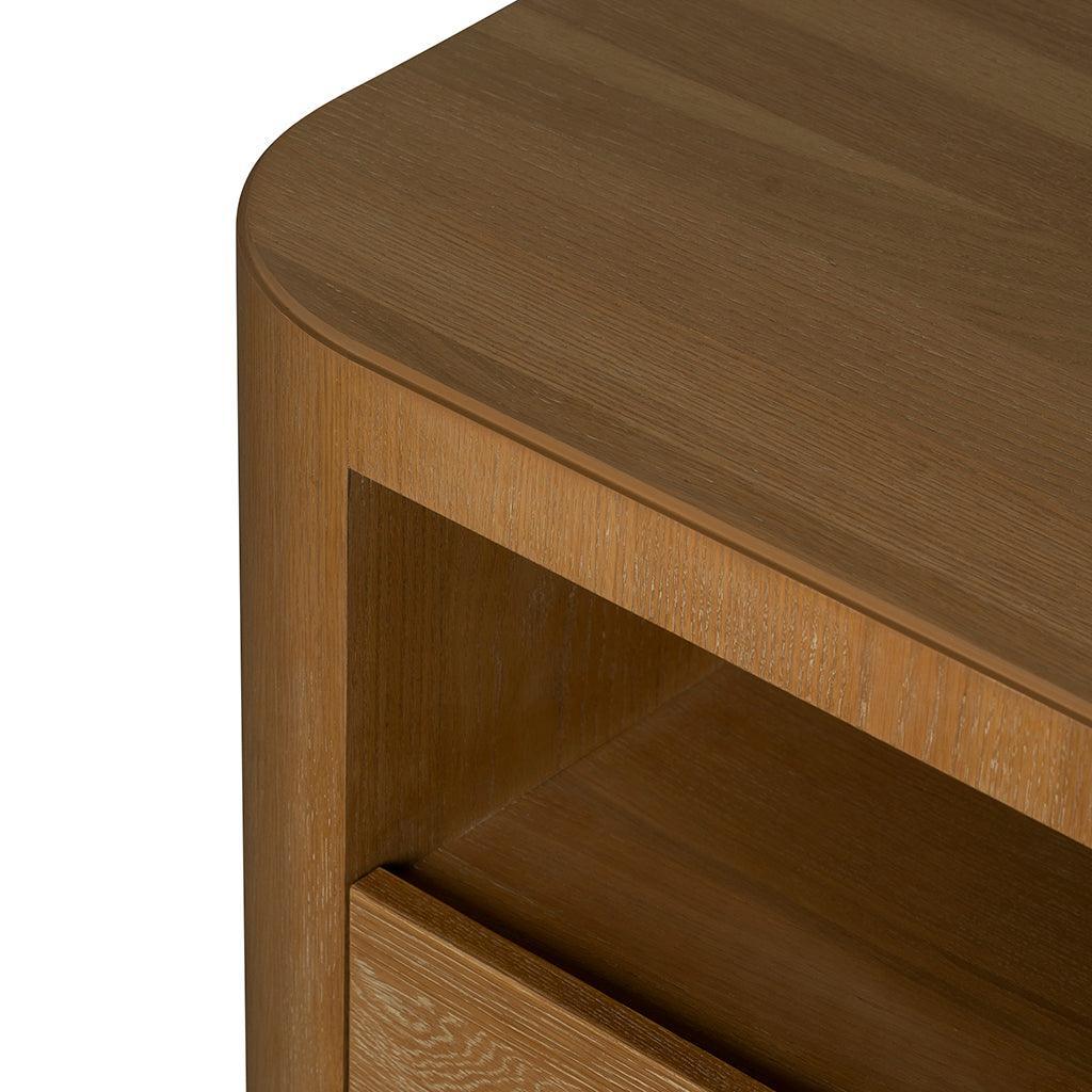 CST8531-VA Bedside Table - Dusty Oak - Furniture Castle