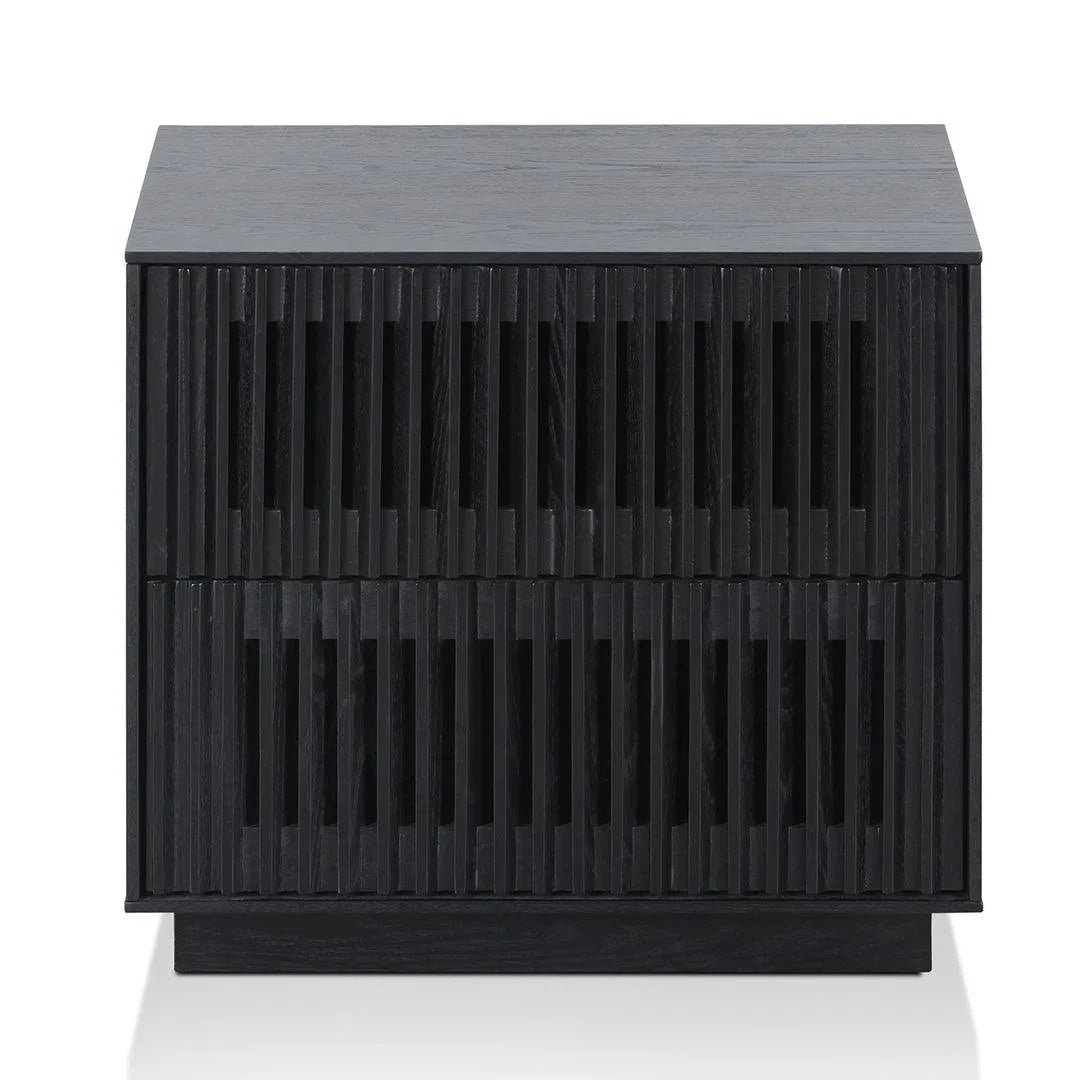 CST8577-DW Bedside Table - Full Black - Furniture Castle