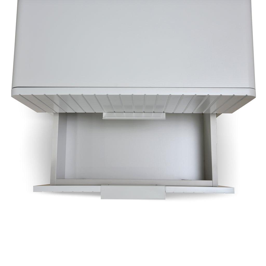 CST8635-IG Bedside Table - Light Grey - Furniture Castle