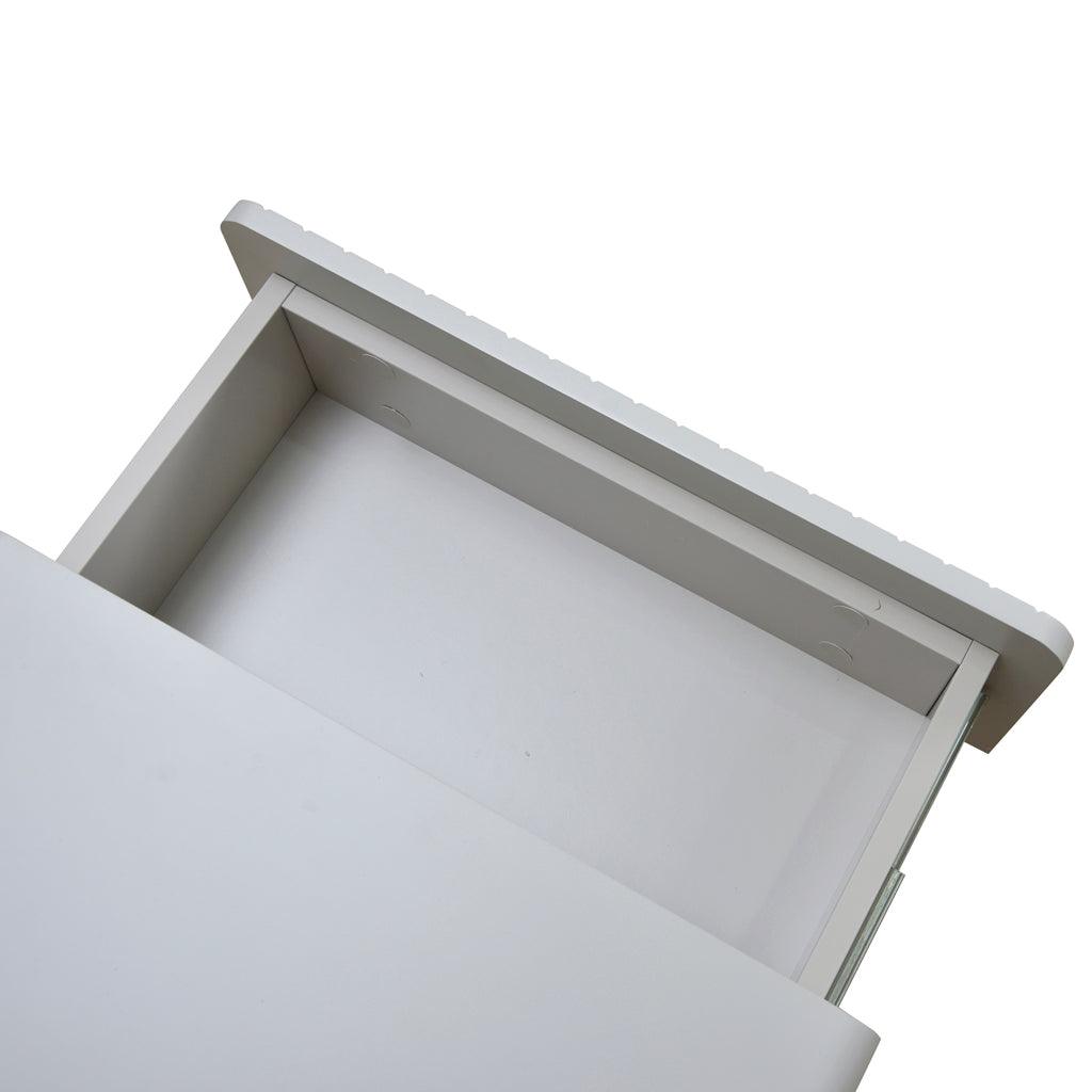 CST8635-IG Bedside Table - Light Grey - Furniture Castle