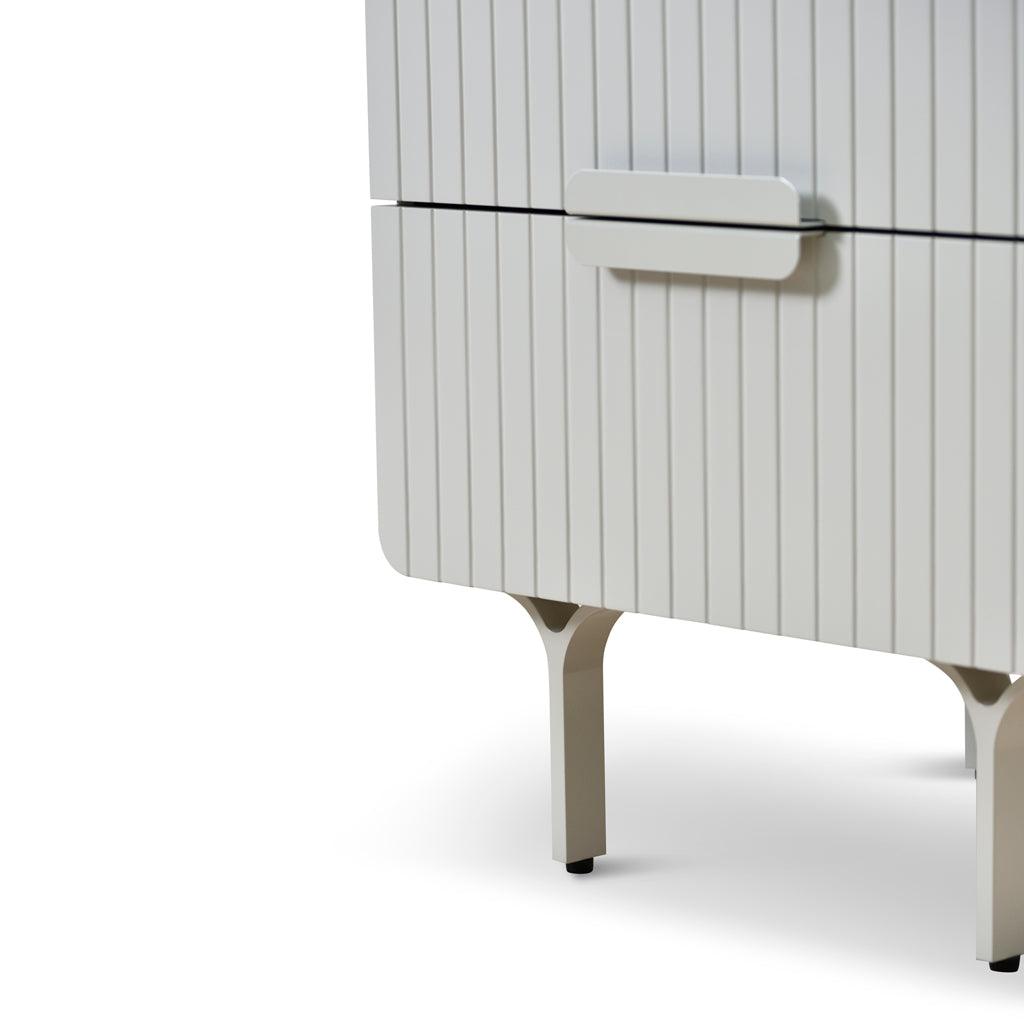 CST8635-IG Bedside Table - Light Grey - Furniture Castle