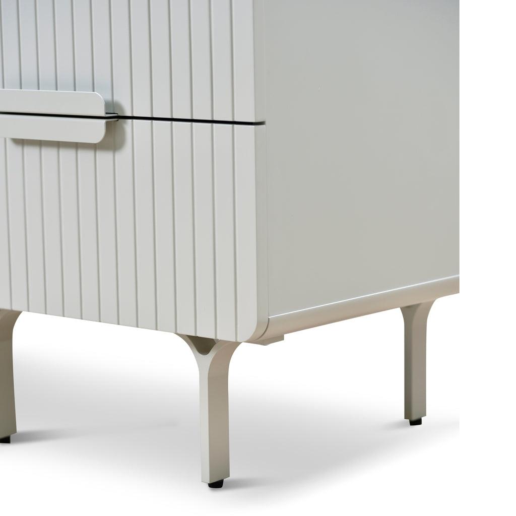 CST8635-IG Bedside Table - Light Grey - Furniture Castle