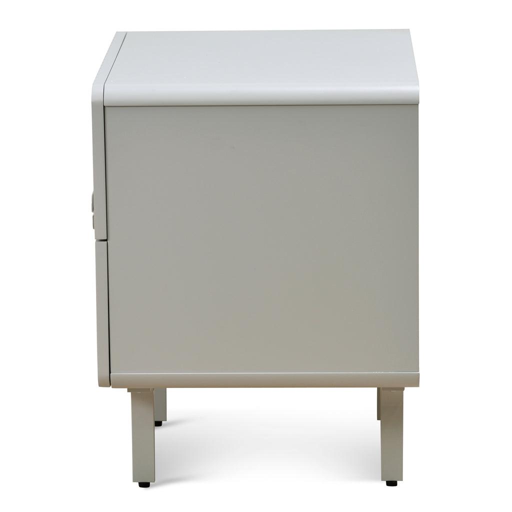 CST8635-IG Bedside Table - Light Grey - Furniture Castle