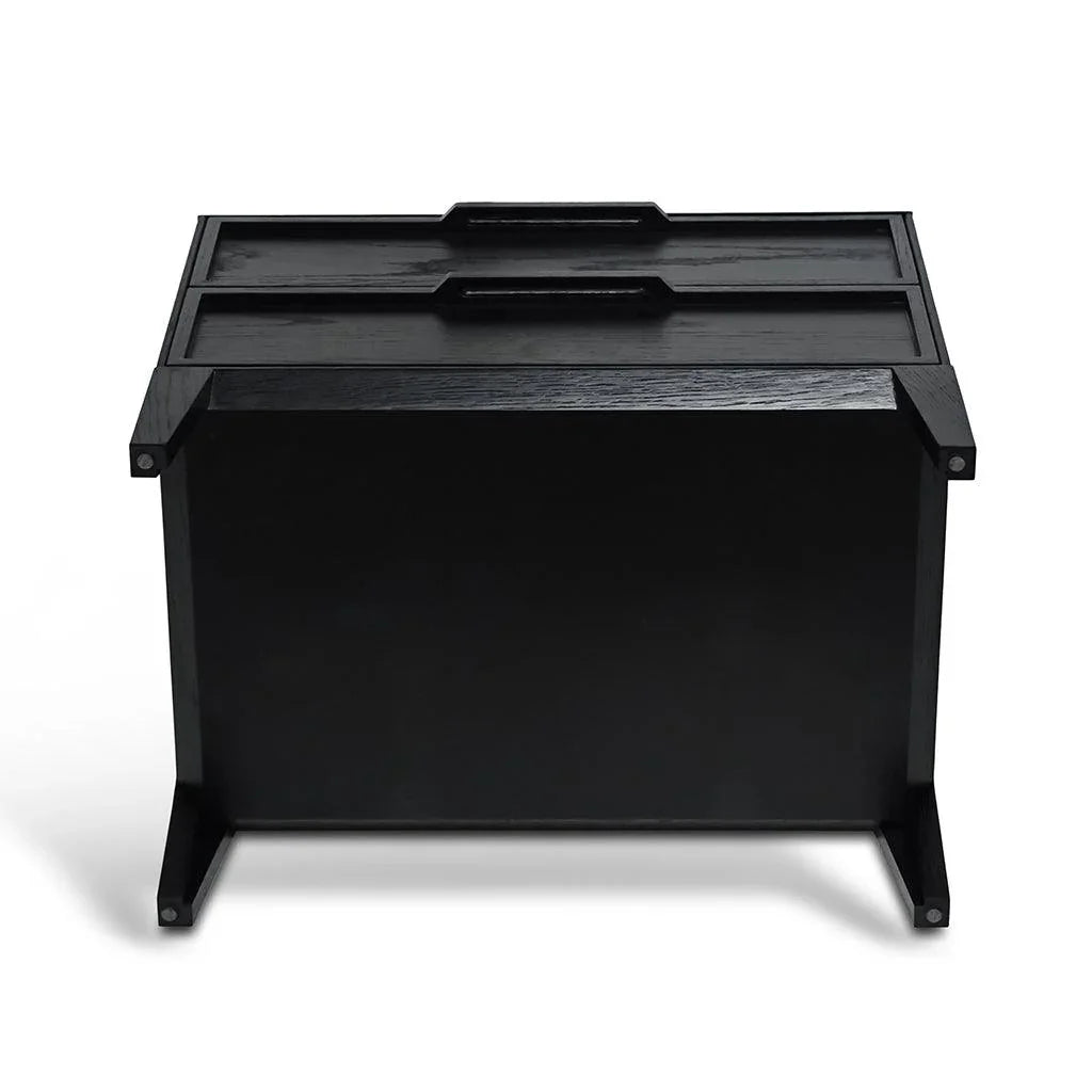 CST8678-CN Side Table - Full Black - Furniture Castle