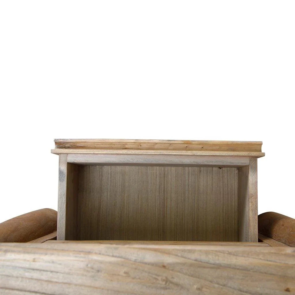 CST8944 55cm Bedside Table - Natural - Furniture Castle