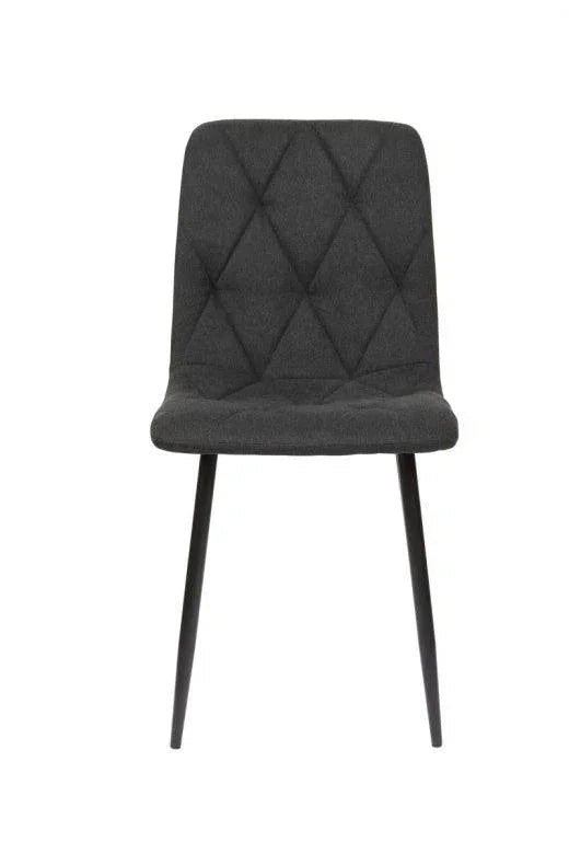Den Dining Chair Charcoal Set of 2 - Furniture Castle