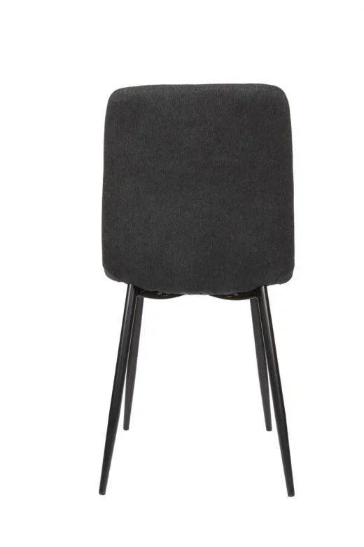 Den Dining Chair Charcoal Set of 2 - Furniture Castle