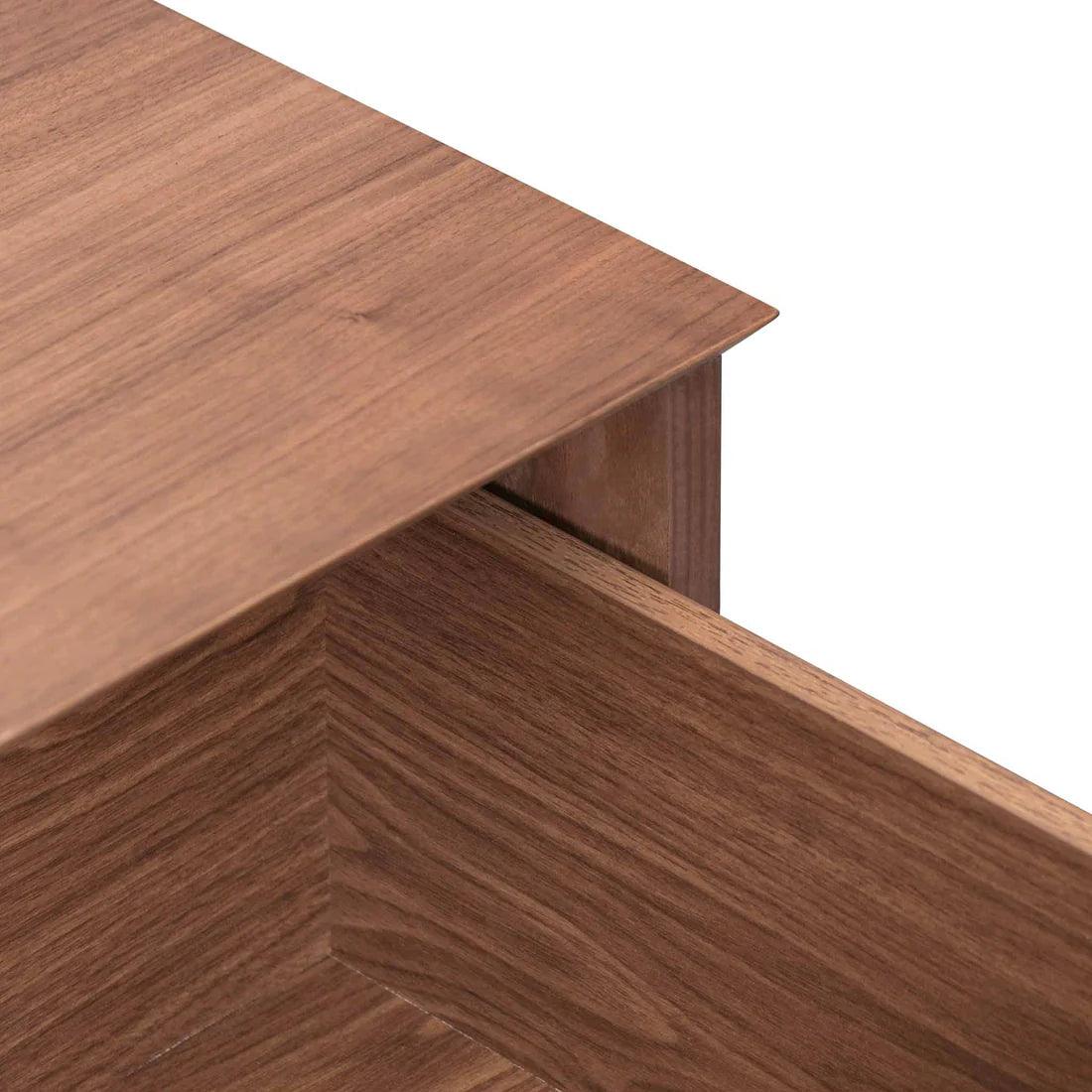 Dennis Extendable TV Entertainment Unit - Walnut - Furniture Castle