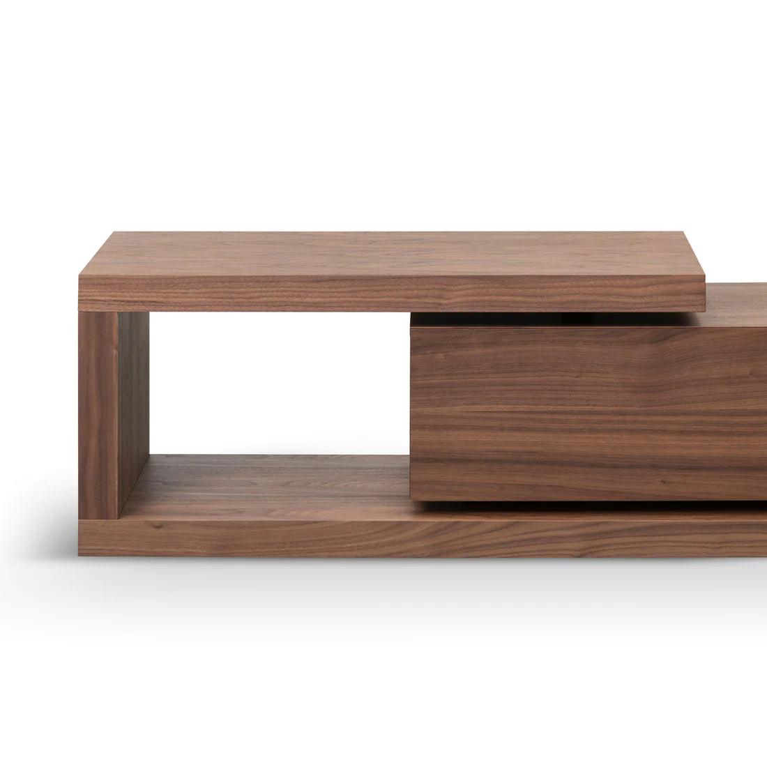 Dennis Extendable TV Entertainment Unit - Walnut - Furniture Castle