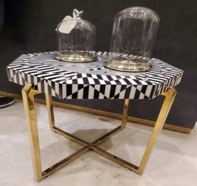 Diplopia Table Resin Top With Polyester Finish - Furniture Castle