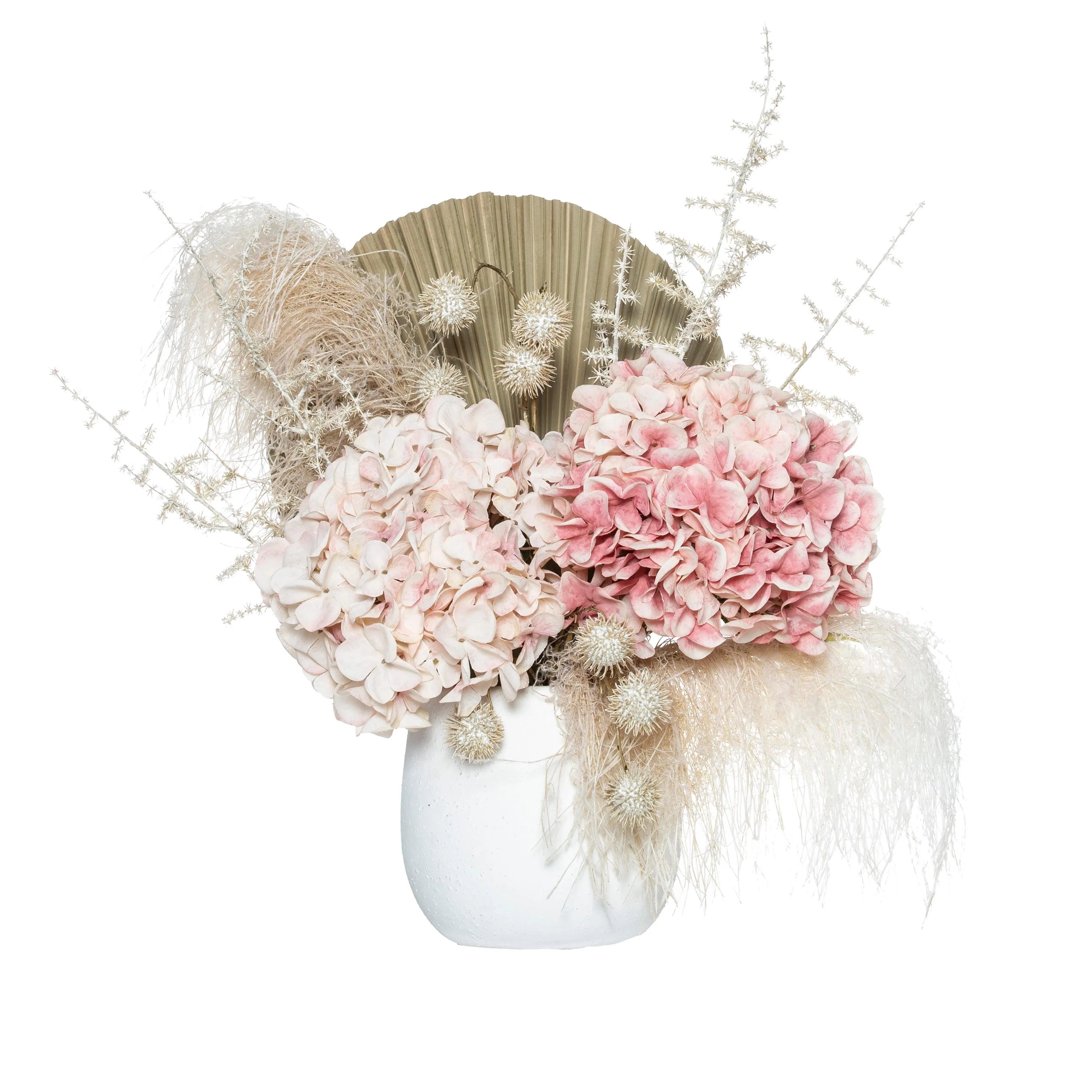 Dried Look Hydrangea Mix-Tub P54cm - Furniture Castle