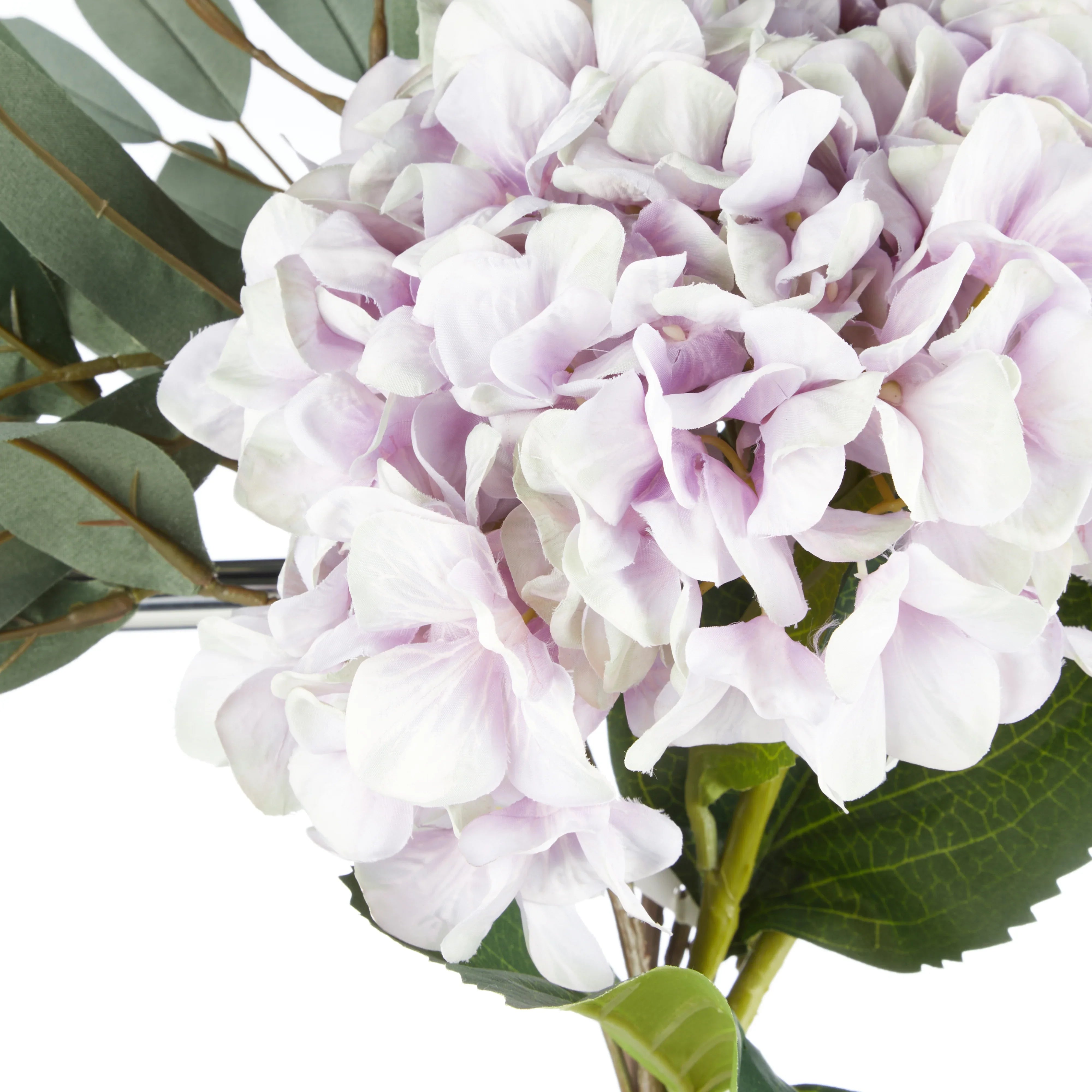 Rogue Hydrangea Dewberry Eucalyptus Mix Bouquet Purple & Green 77x77x100cm