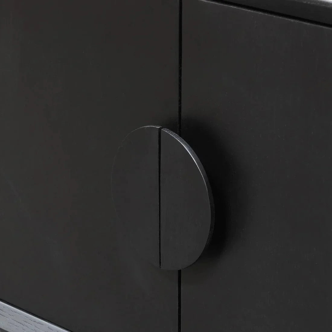Eddie 2.1m Entertainment TV Unit - Black - Furniture Castle