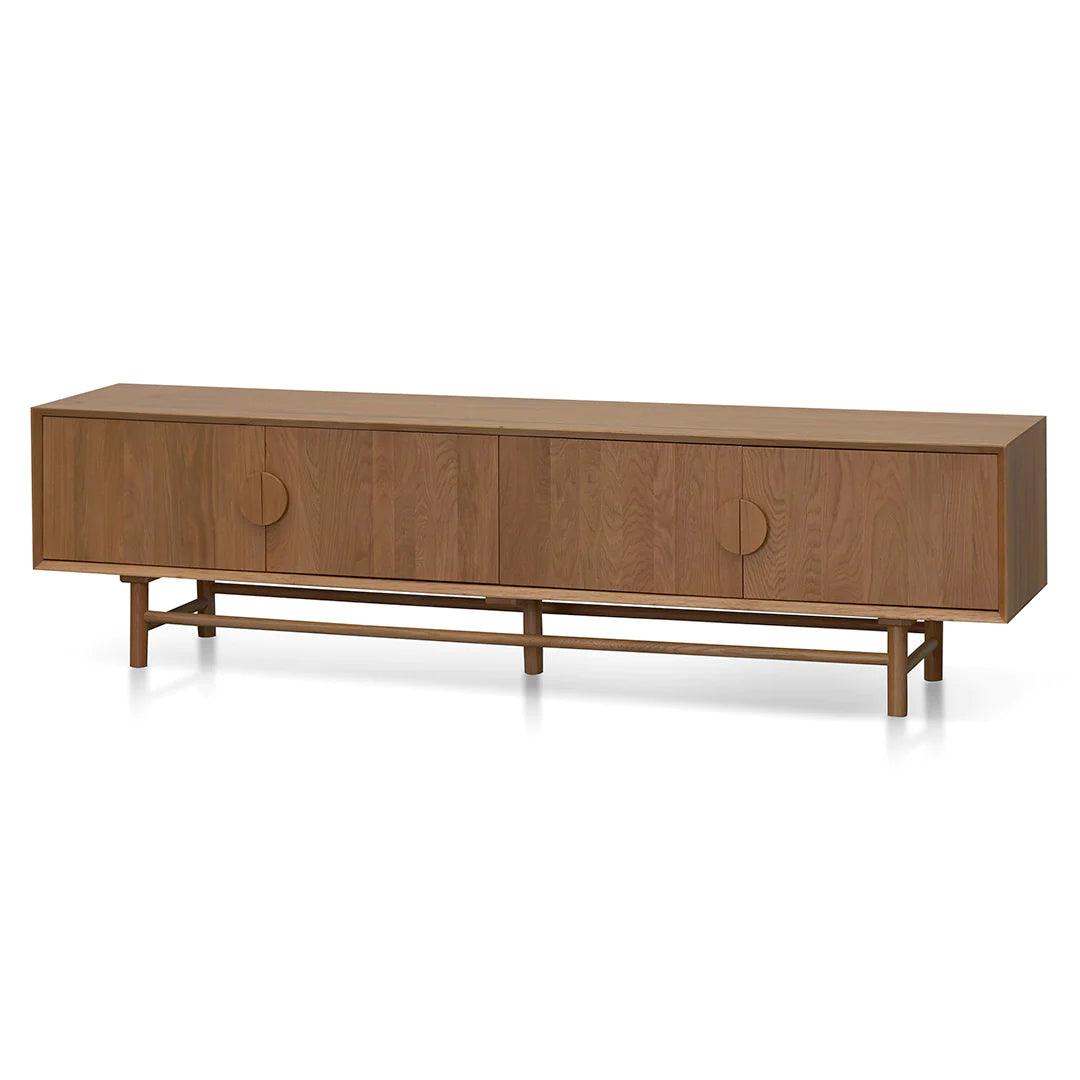 Eddie 2.1m Entertainment TV Unit - Natural - Furniture Castle