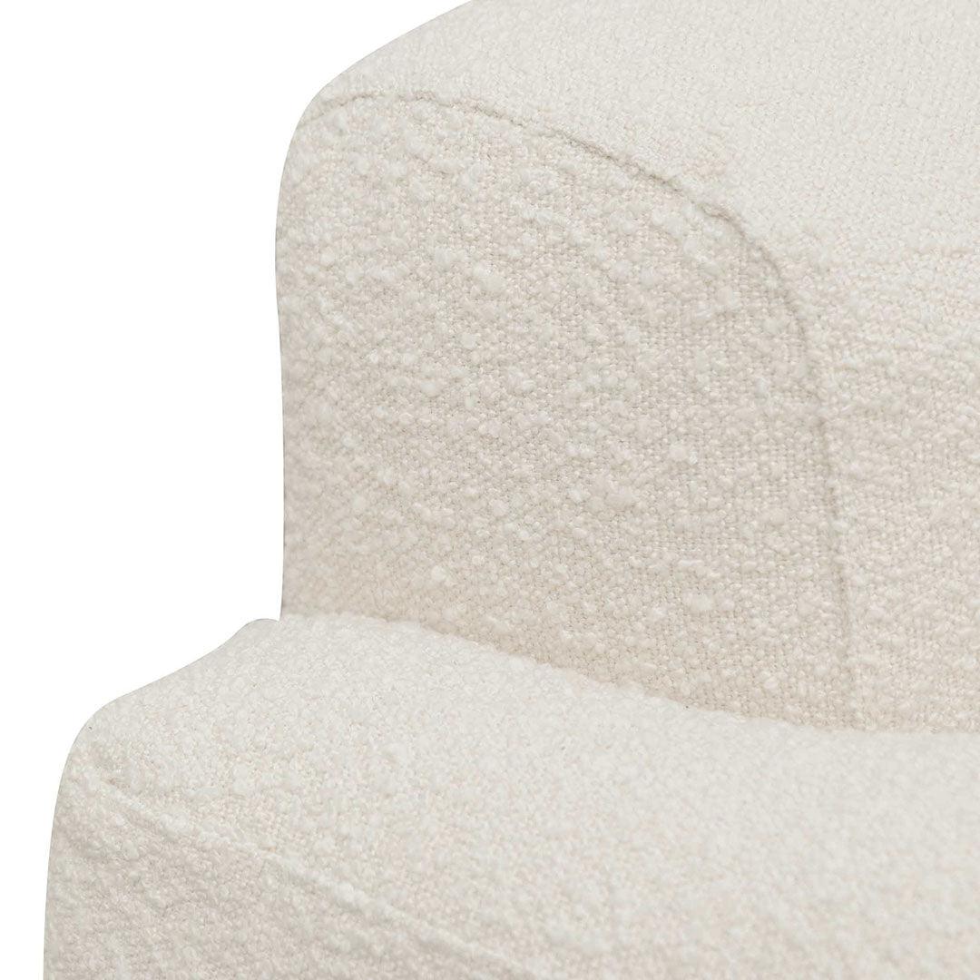 Ex Display - CLC6647-CA Right Chaise Sofa - Ivory White Boucle - Furniture Castle