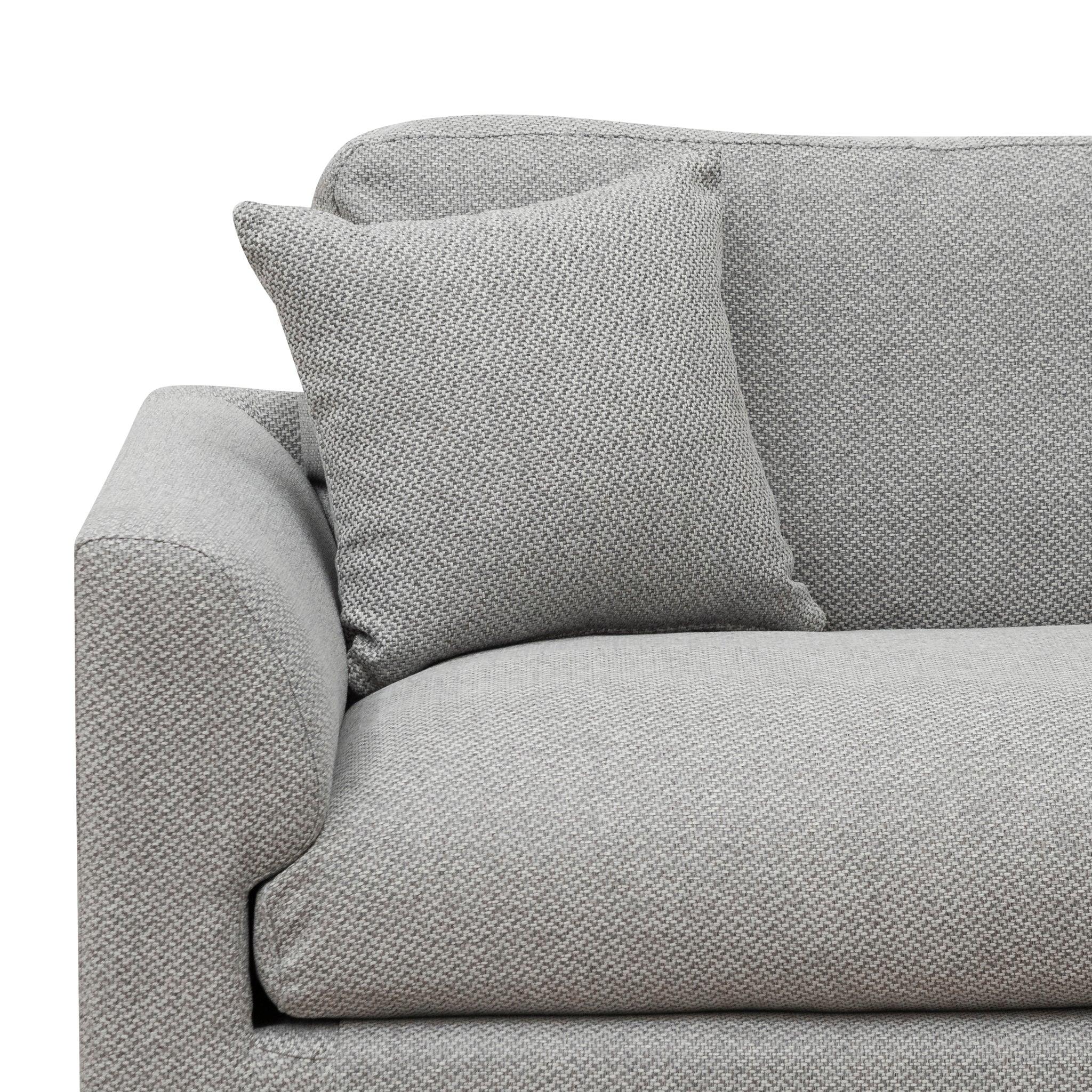 Ex Display - CLC6833-CA 4 Seater Fabric Sofa - Grey - Furniture Castle