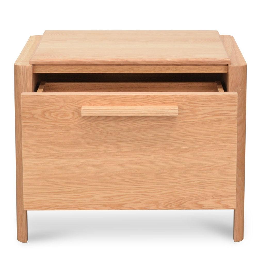 Ex Display - CST2135-CN Bedside Table - Natural Oak - Furniture Castle