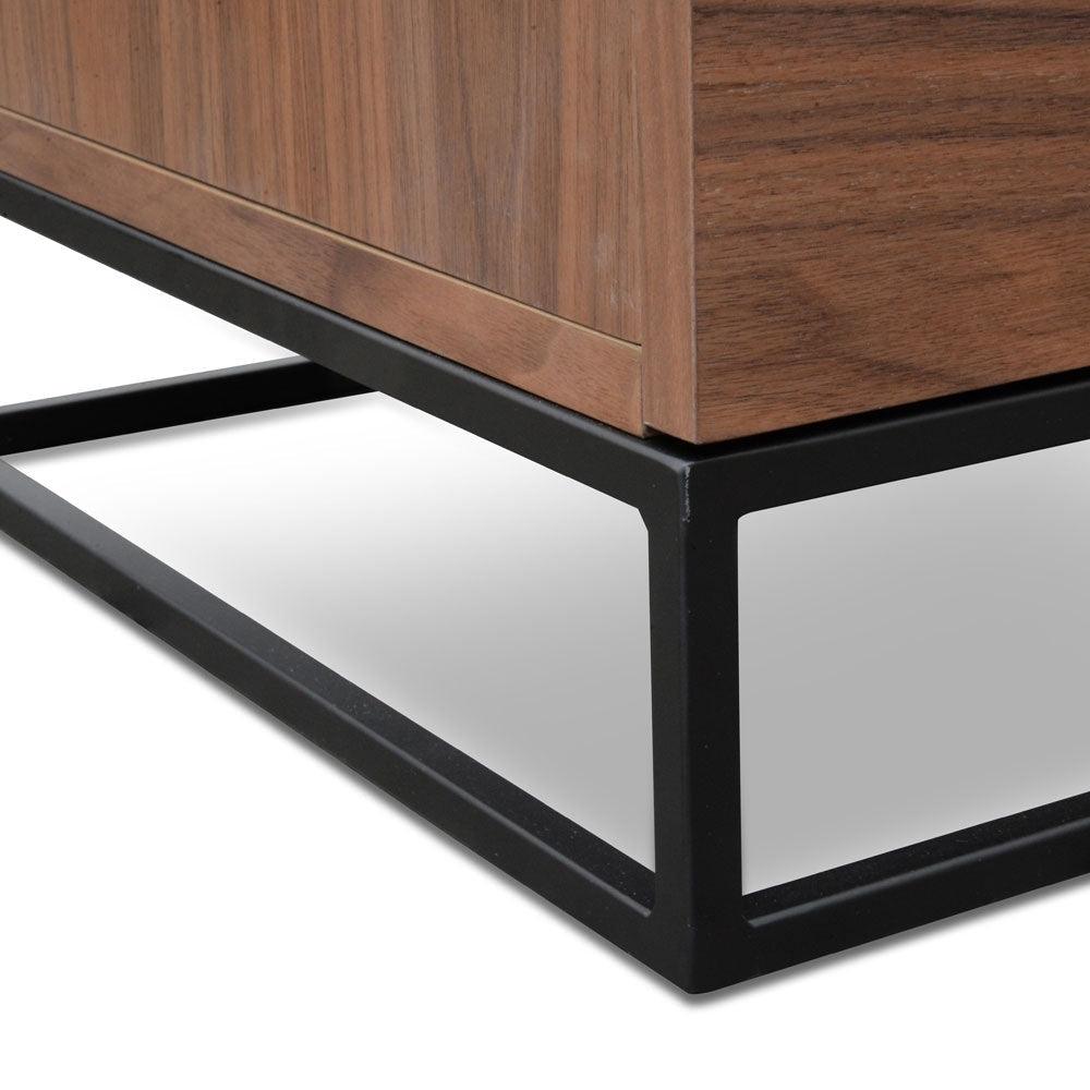 Ex Display - CST2141-CN Bedside Table - Walnut - Furniture Castle