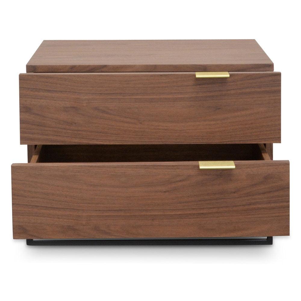 Ex Display - CST2141-CN Bedside Table - Walnut - Furniture Castle