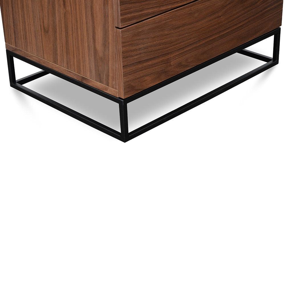 Ex Display - CST2141-CN Bedside Table - Walnut - Furniture Castle