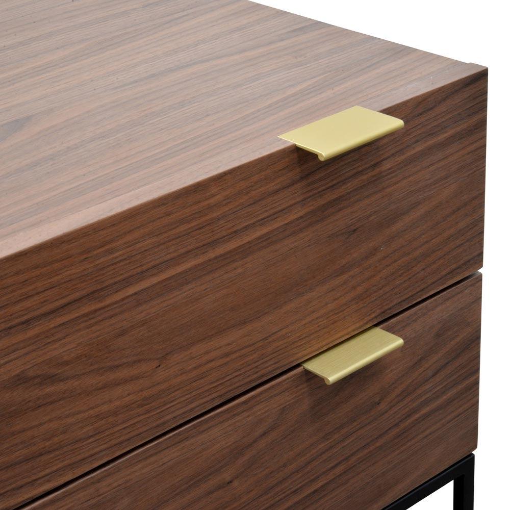 Ex Display - CST2141-CN Bedside Table - Walnut - Furniture Castle