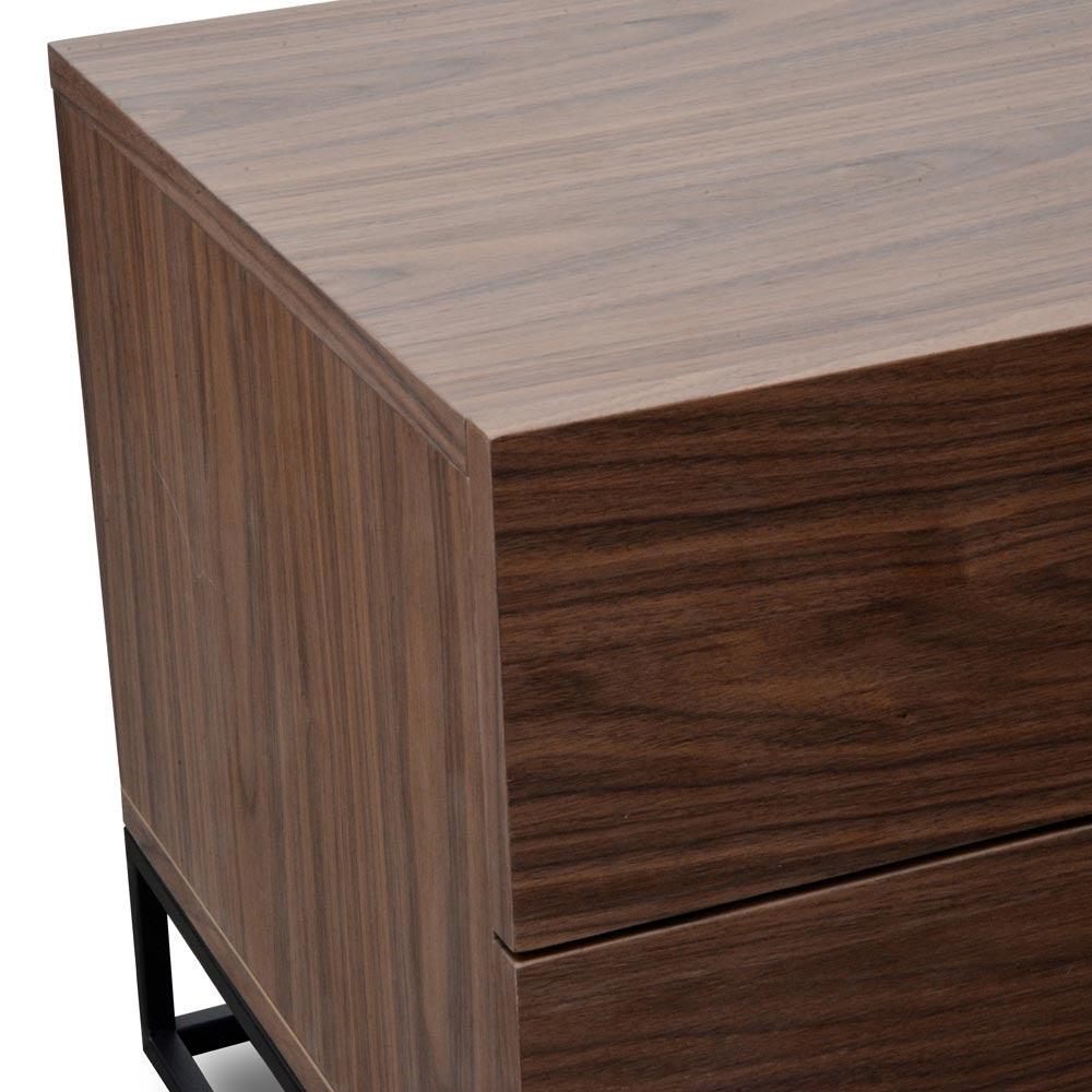 Ex Display - CST2141-CN Bedside Table - Walnut - Furniture Castle