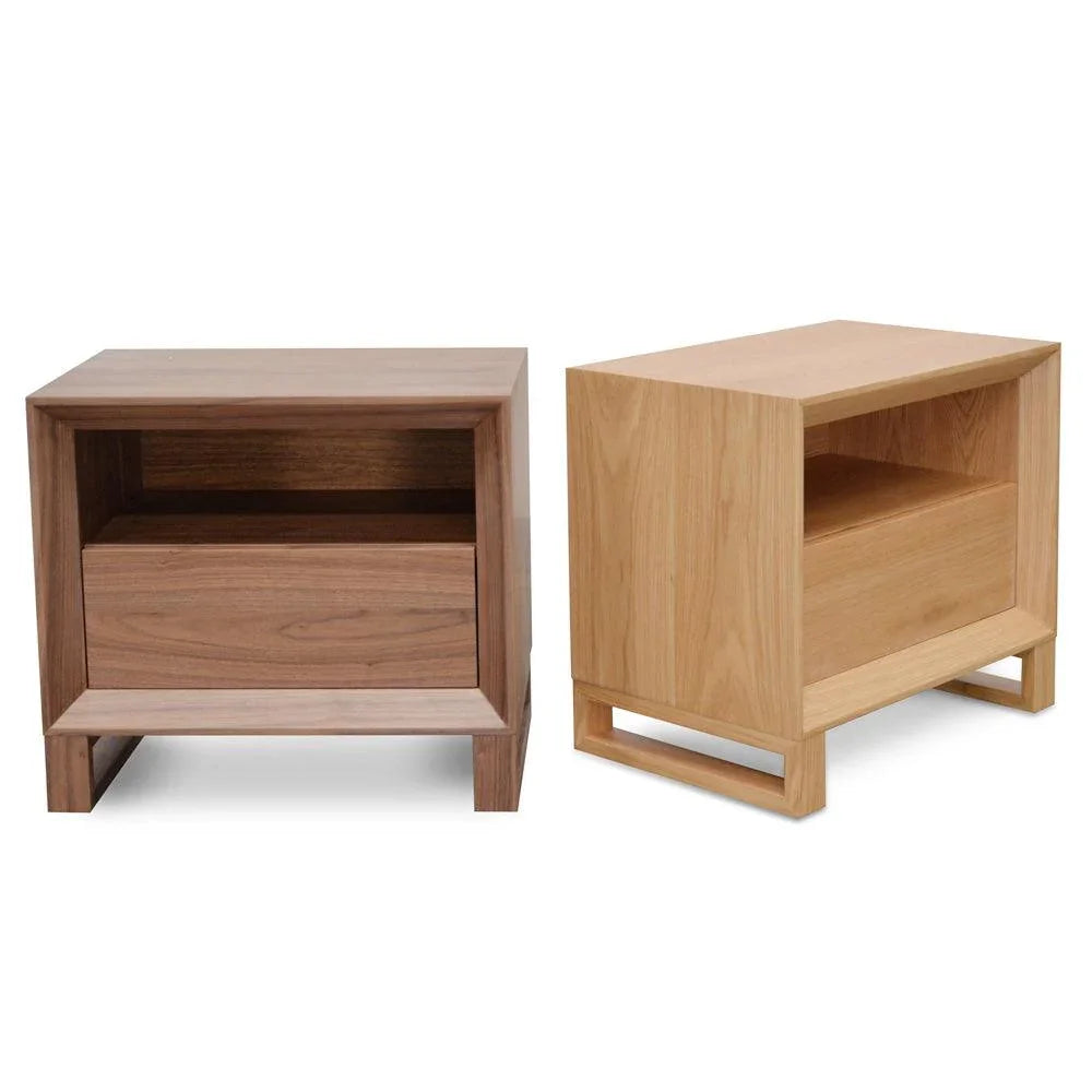 Ex Display - CST2144-CN Bedside Table - Natural Oak - Furniture Castle