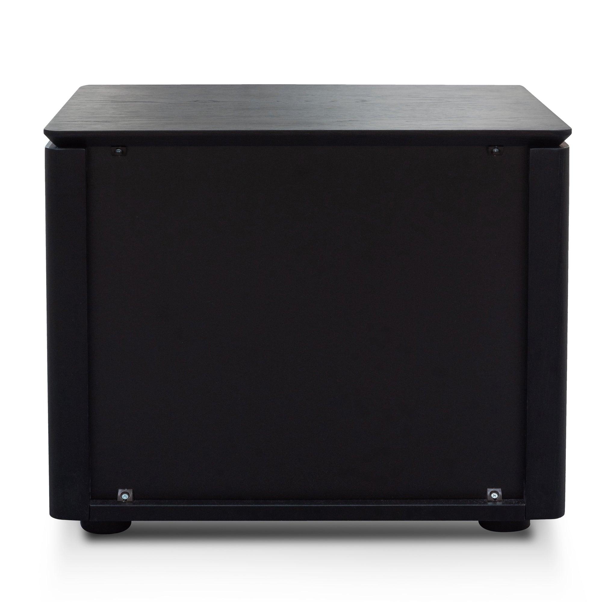 Ex Display - CST2844-CN - Bedside Table - Black Oak Veneer - Furniture Castle