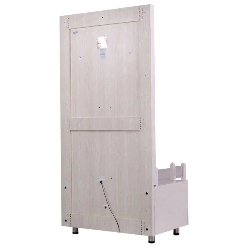 F C Designer Large Wooden Mandir 6ft Height Multi Storage - Furniture Castle