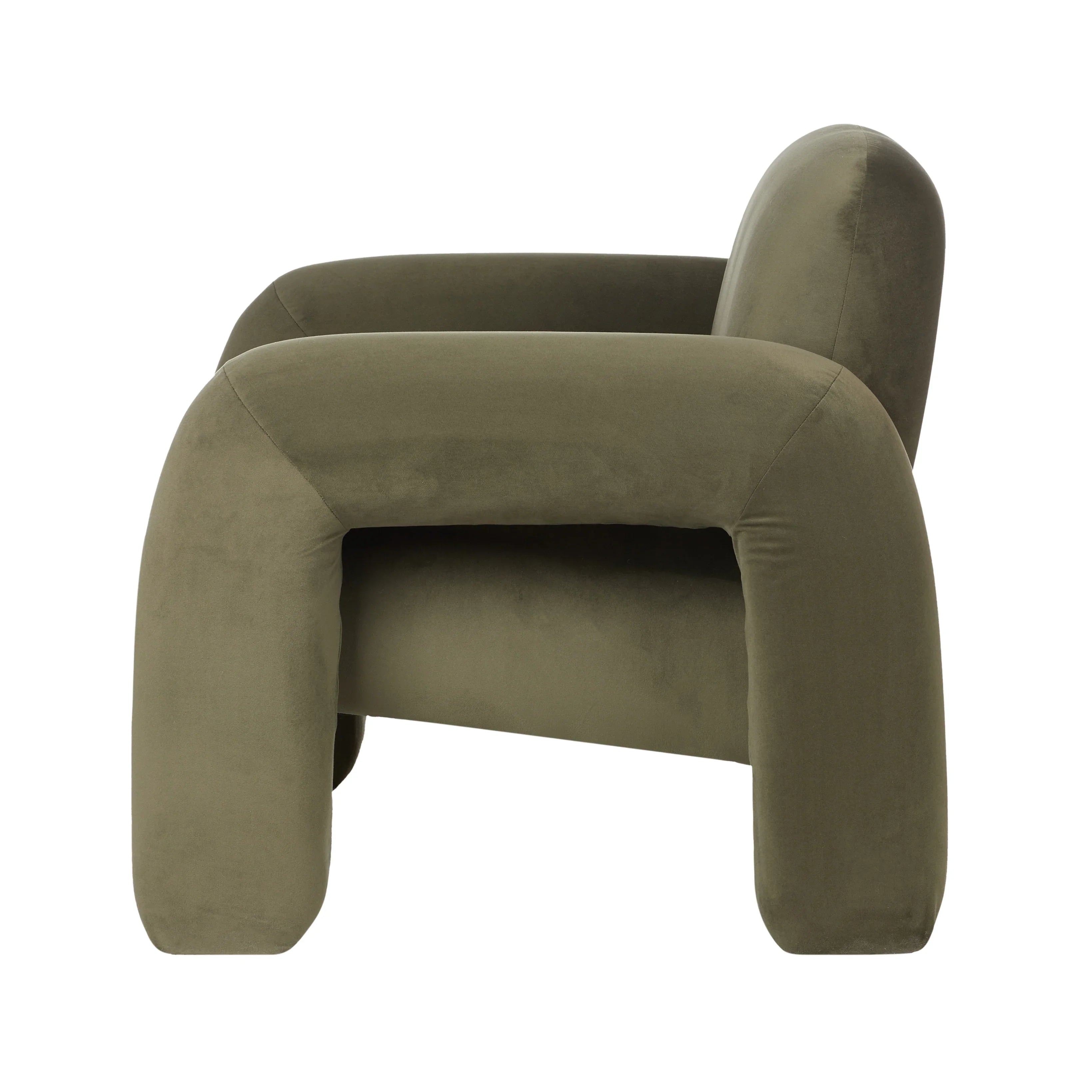 Amalfi Mia Armchair Green 90.5x81x75cm