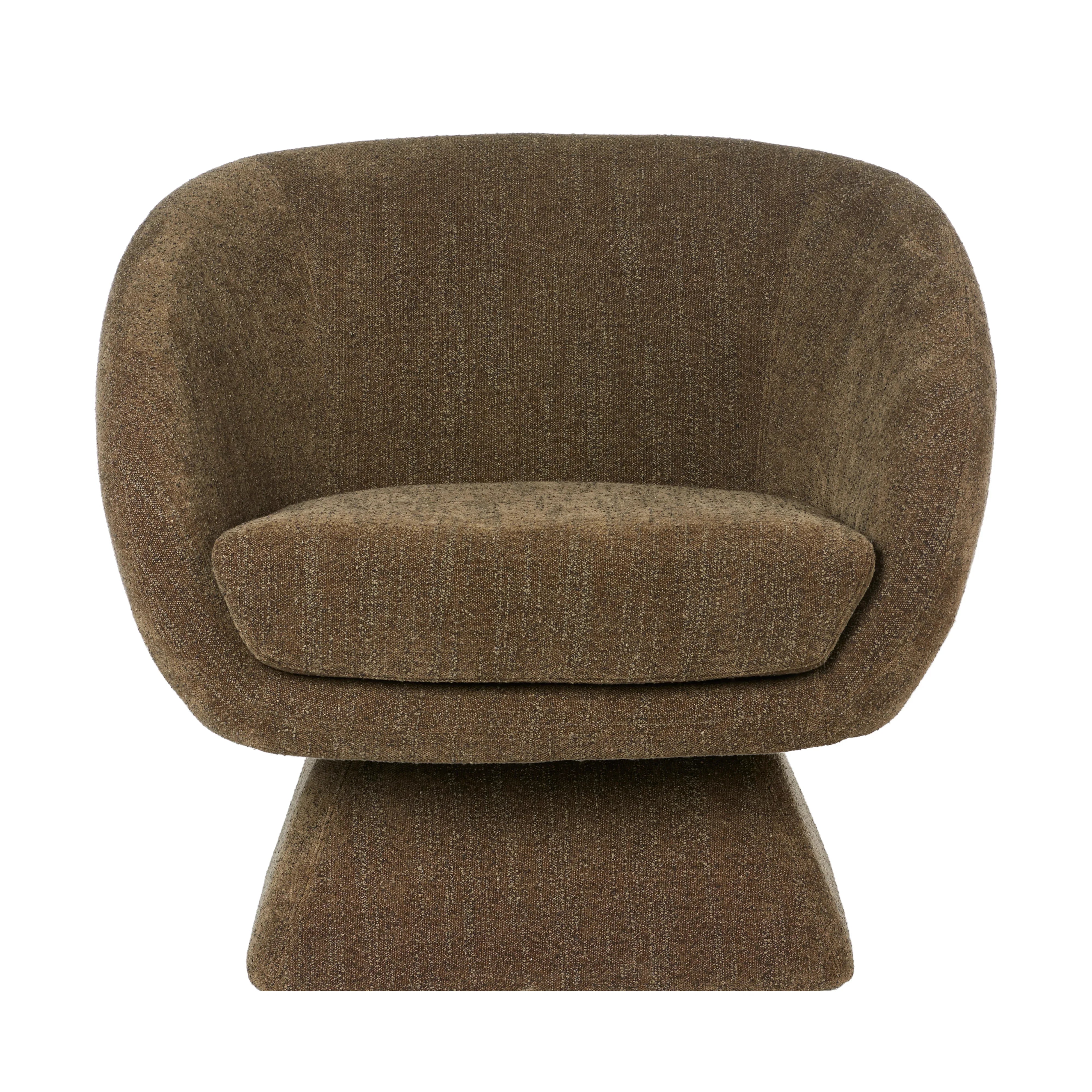 Grand Designs Lucca Swivel Chair Green 73x88x81cm