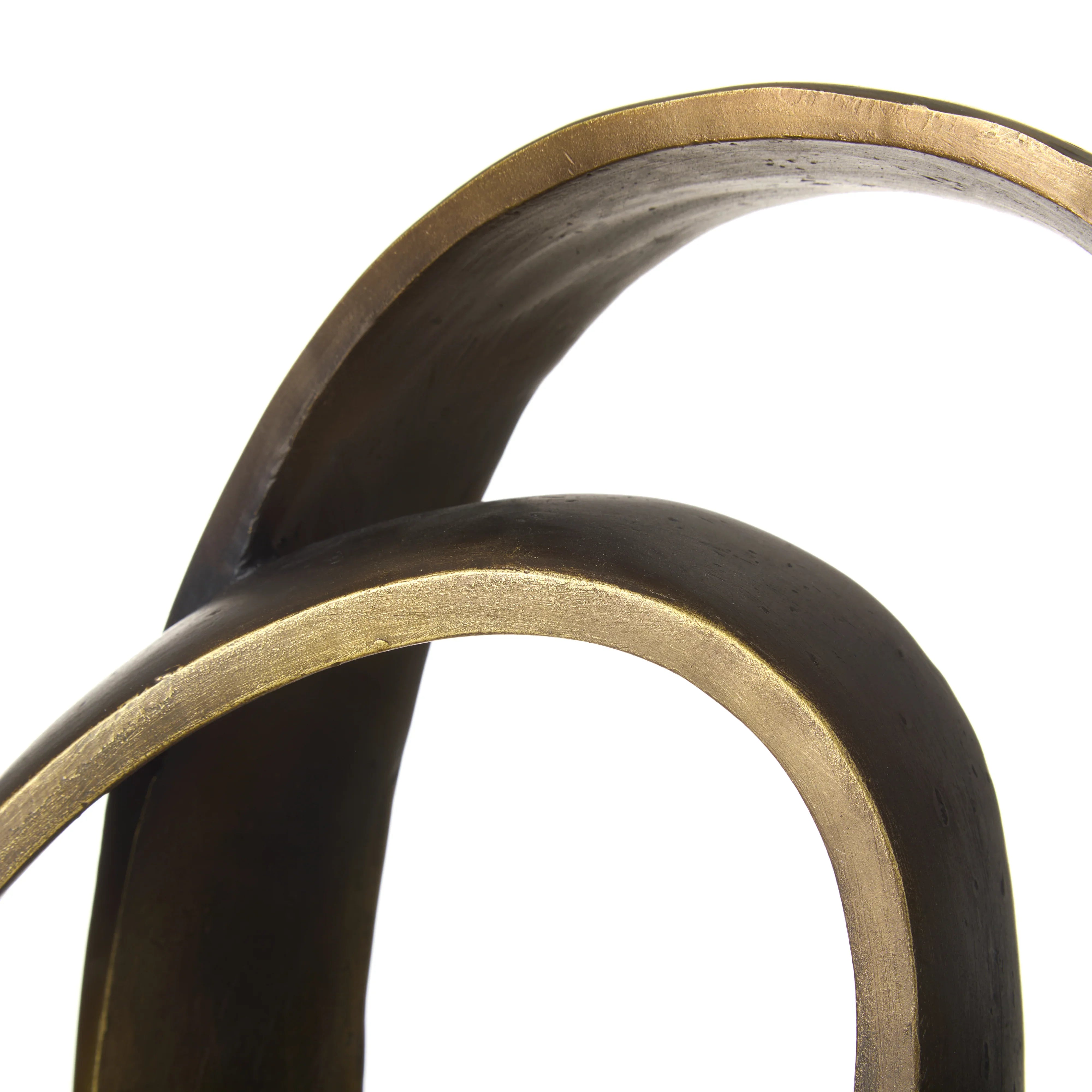 Grand Designs Jace Abstract Sculpture Antique Bronze 19x30x33cm