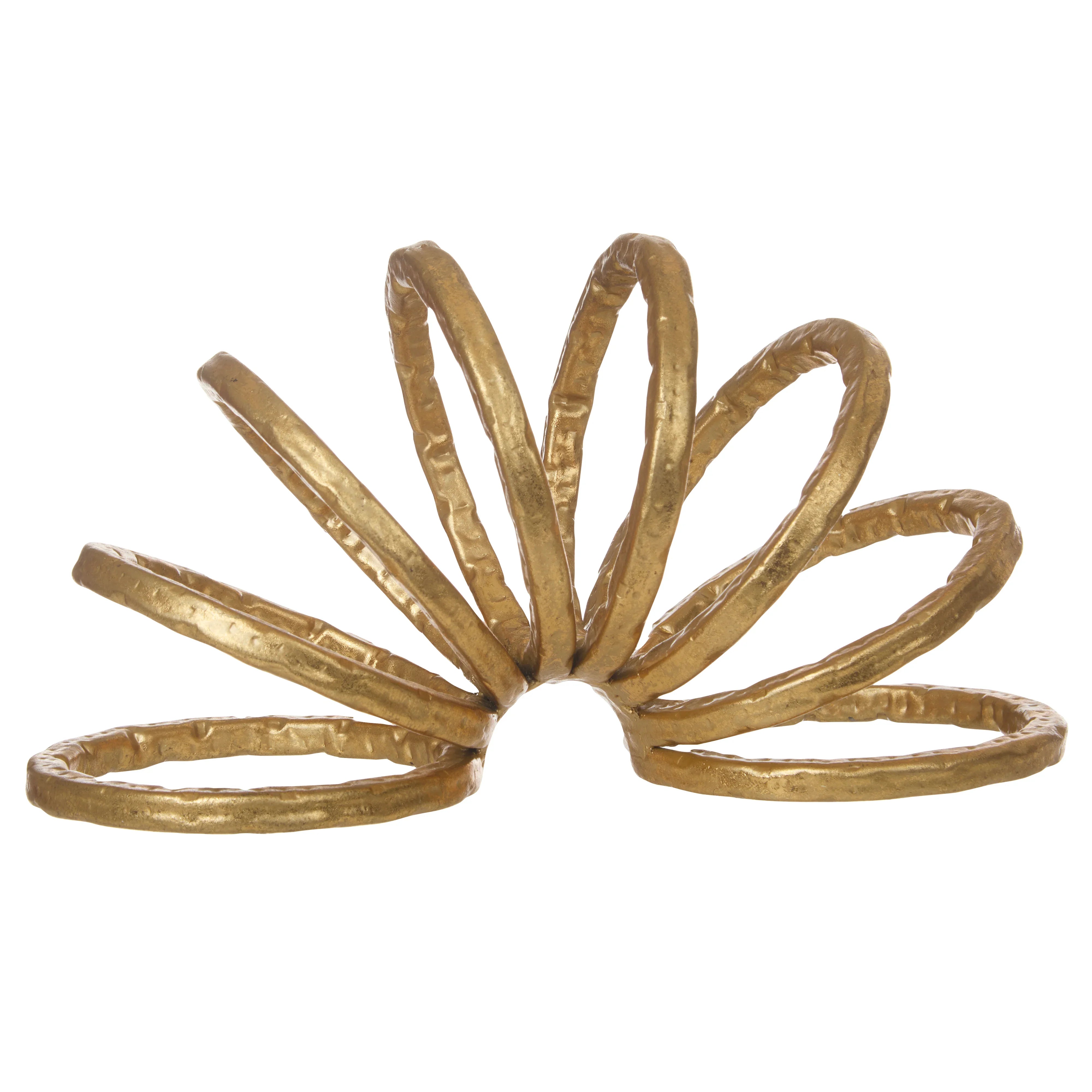 Slinky Sculpture Gold 12.5x28x15cm