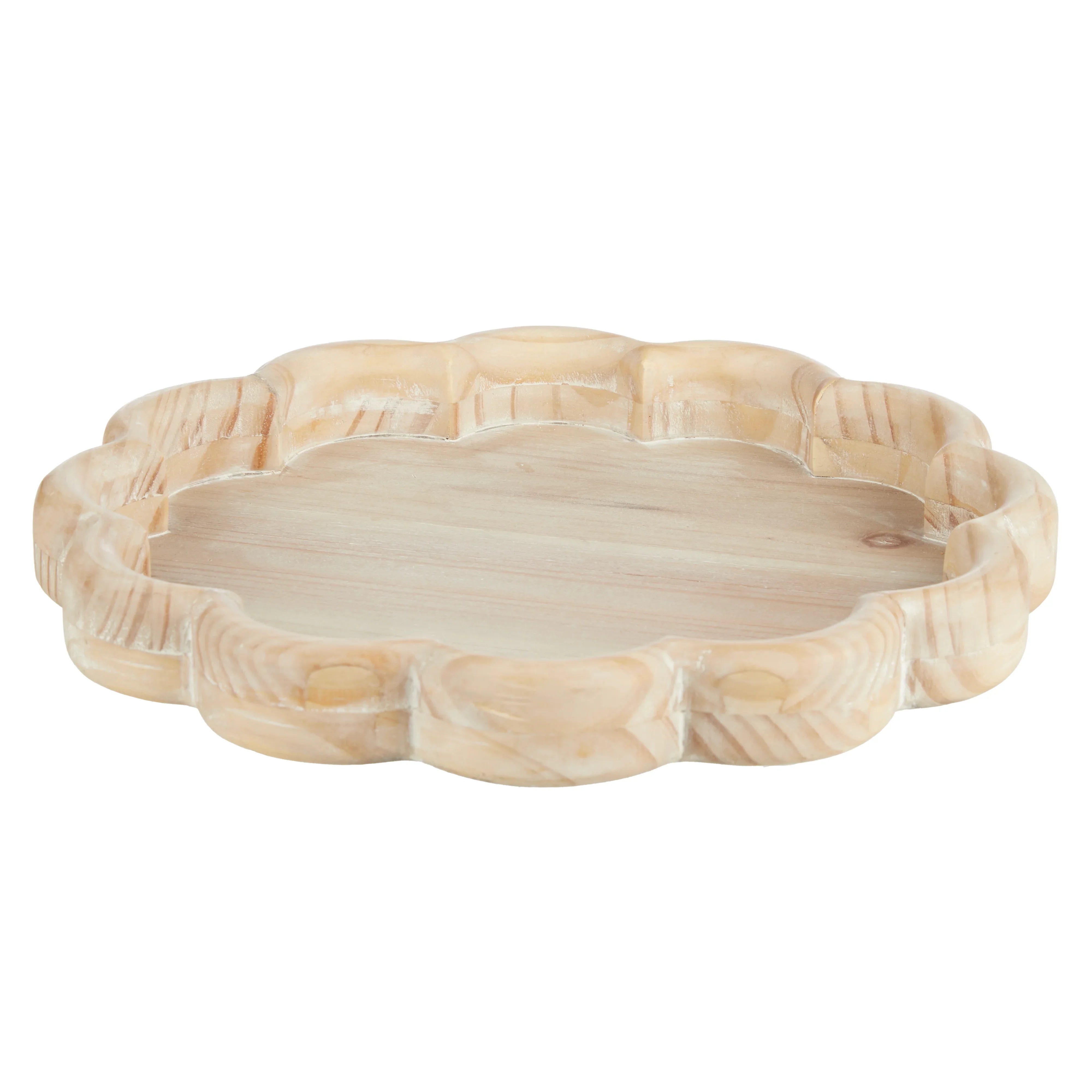 Amalfi Eva Wooden Tray Natural 35x35x4cm