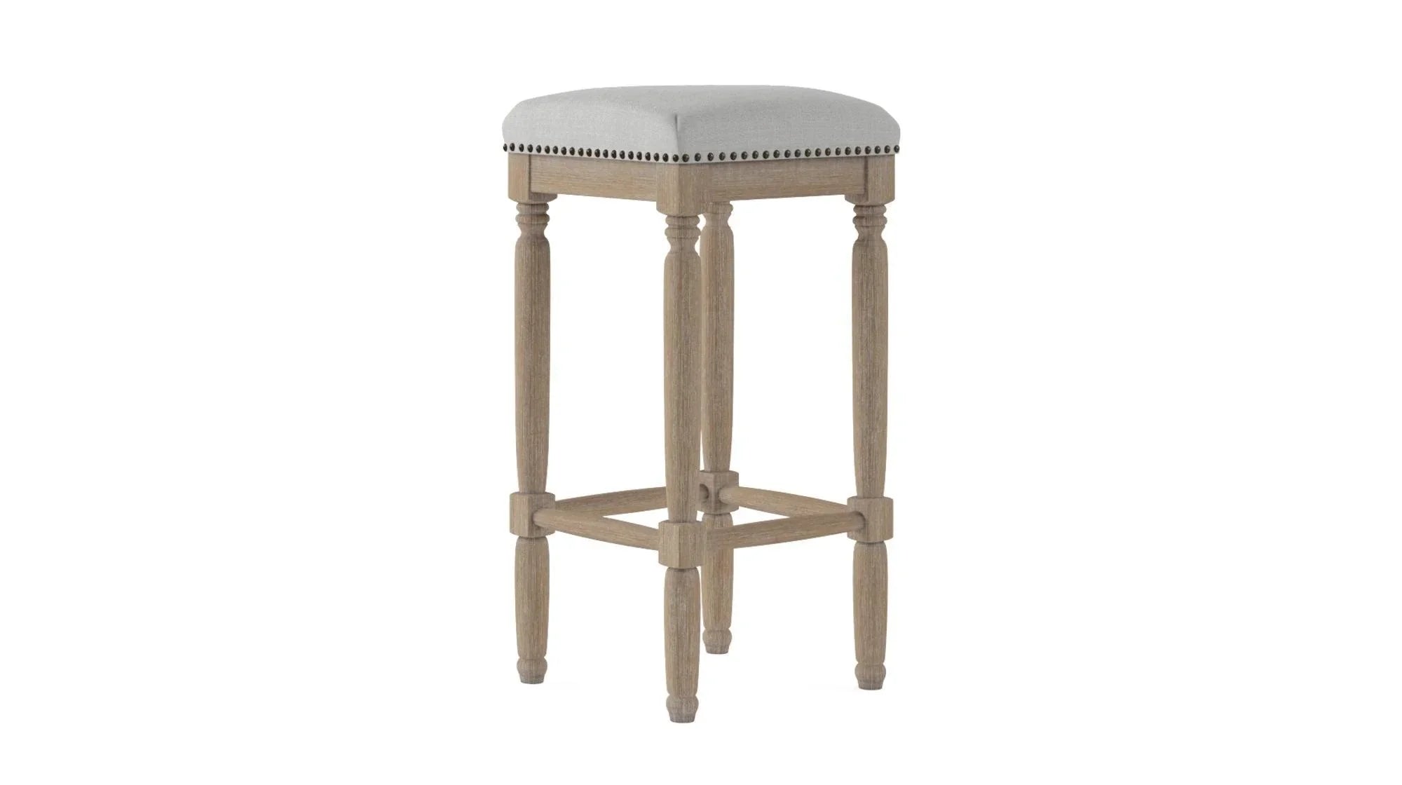 FC Atlas Bar Stools Grey - Furniture Castle
