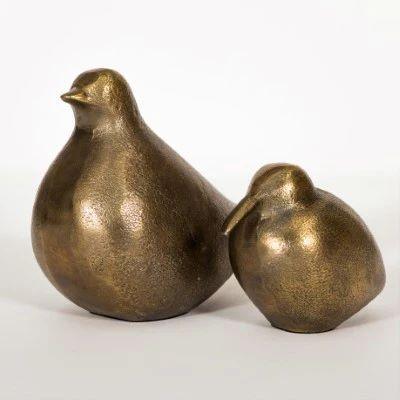 FC Birds Brass Set of 2 - Furniture Castle