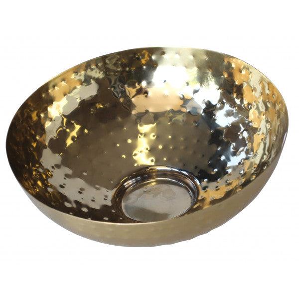 FC Champagne Colour Bowl Light Hammer - Furniture Castle