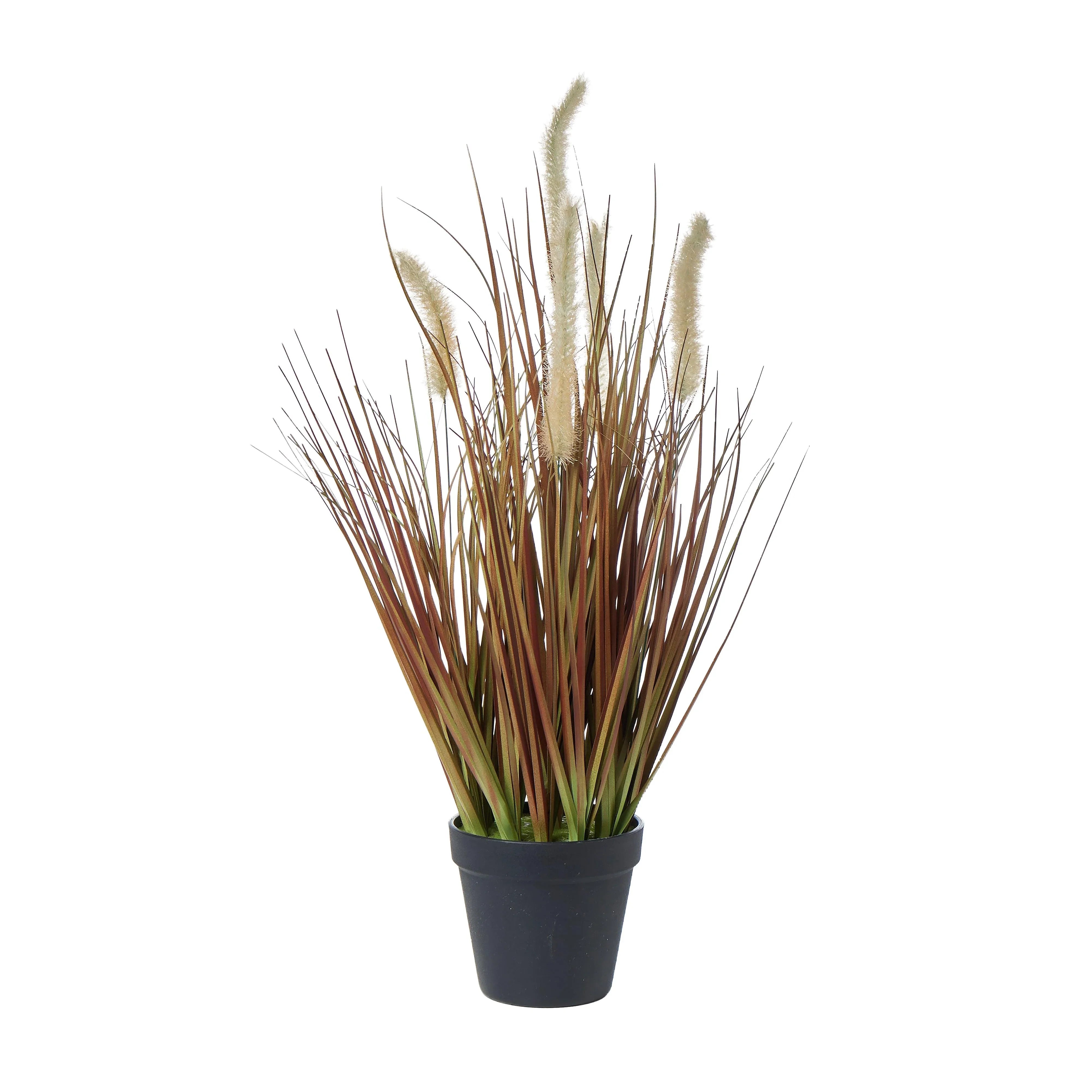 FC Grass Plant-Garden Pot Brown 43x43x60cm - Furniture Castle
