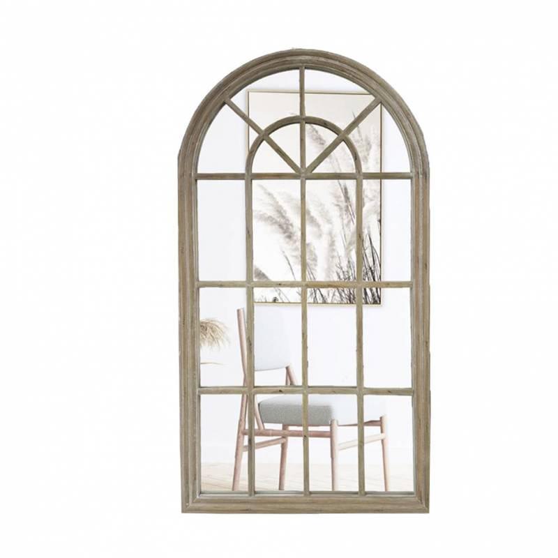 FC Kensington Arched Mirror Antique wood - Furniture Castle