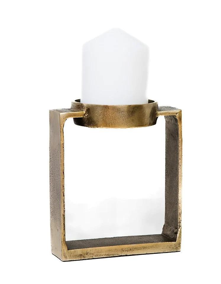 FC Miles Candle holder L Brass - Furniture Castle