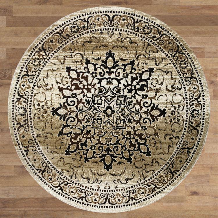 FC Sahara 892 Beige 160x160 cm round - Furniture Castle