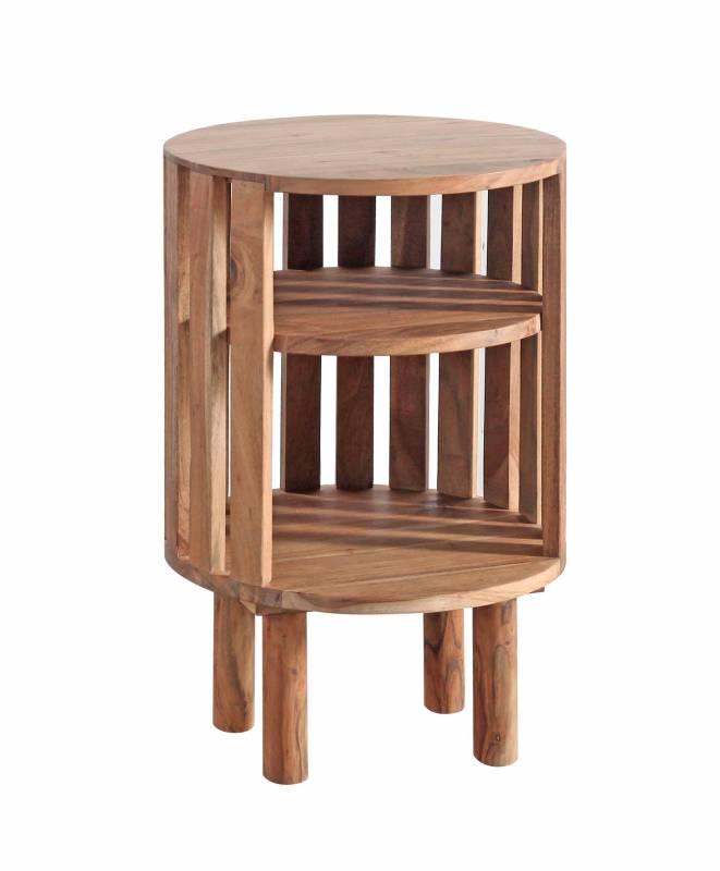 FC Wesley Side Table Wood Finish - Furniture Castle