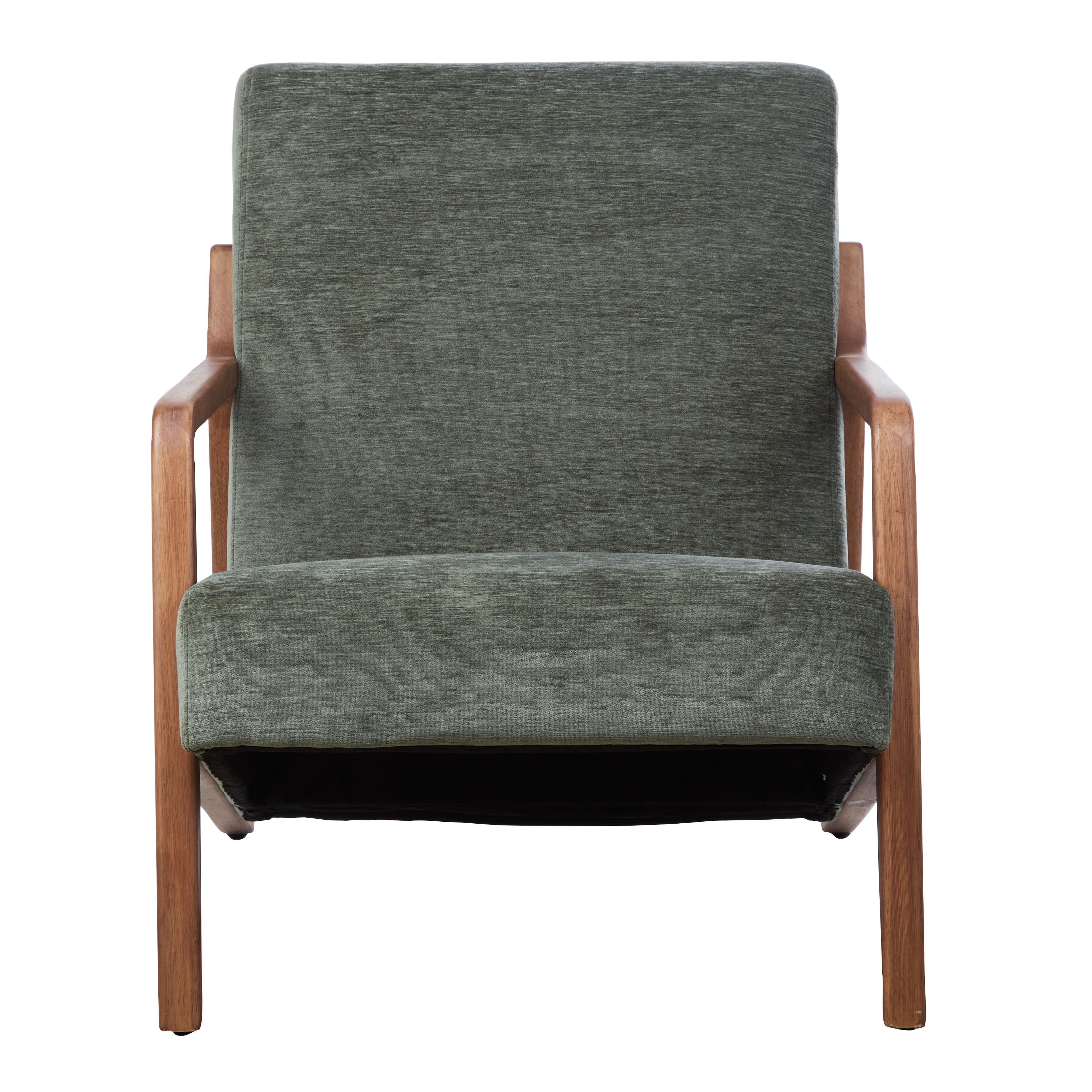 Forest Wooden Armchair Green 66X86.5X80cm - Furniture Castle