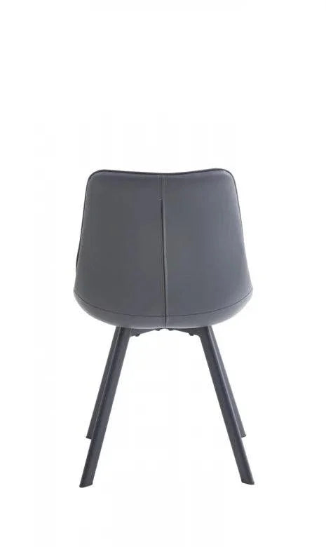 Foris Dining Chair Grey Set of 2 - Furniture Castle