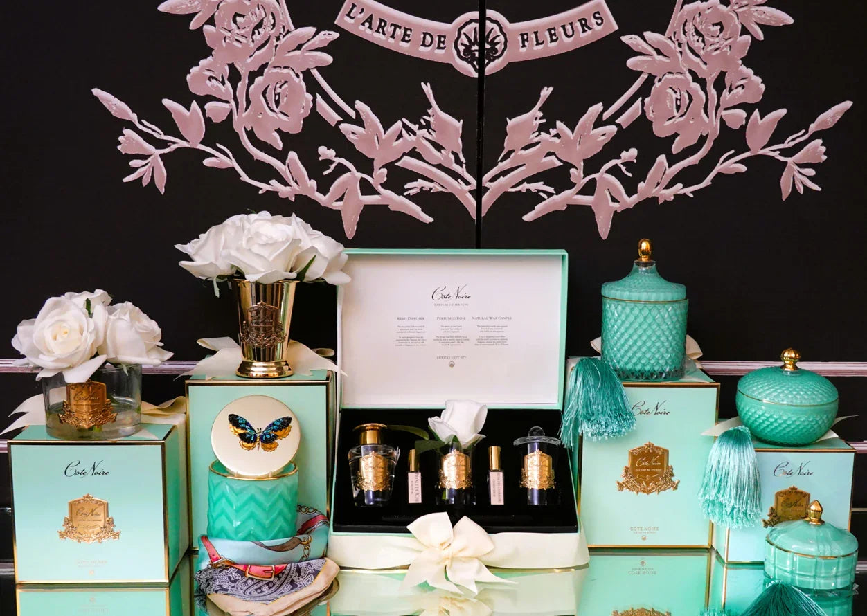 Cote Noire - Luxury Gift Set - Tiffany Blue - Persian Lime